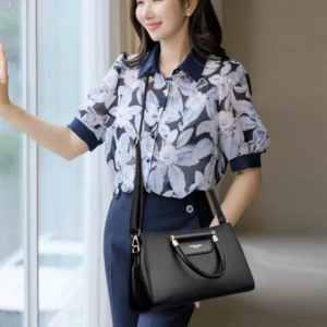 Genuine Brand Top Quality Pu Leather Handbag Women's Tote Messenger Sac Designer Large Capacity Shoulder Crossbody Bags New - Image 2