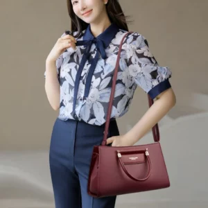 Genuine Brand Top Quality Pu Leather Handbag Women's Tote Messenger Sac Designer Large Capacity Shoulder Crossbody Bags New - Image 3