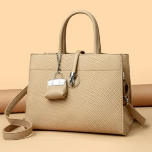 PU Leather Women Shoulder Bag Large Capacity Crossbody Bags Retro Solid Color Female Travel Shopper Big Casual Tote Bag Business - Image 3