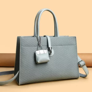 PU Leather Women Shoulder Bag Large Capacity Crossbody Bags Retro Solid Color Female Travel Shopper Big Casual Tote Bag Business - Image 5