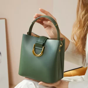 Bucket bag fashion new versatile large capacity commuting hand-held shoulder crossbody bag for women - Image 2