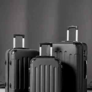 3-Piece Luggage Set Travel Lightweight Suitcases with Rolling Wheels, TSA lock & Hardside Corner, Family Travel Luggages Sets - Image 2