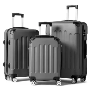 3-Piece Luggage Set Travel Lightweight Suitcases with Rolling Wheels, TSA lock & Hardside Corner, Family Travel Luggages Sets - Image 6