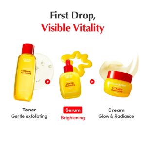 EQQUALBERRY Vitamin Illuminating Serum | Niacinamide 4% + Brightening Vitamin C Face Serum with Hyaluronic Acid & Vitamin E | Dark Spot, Uneven Tone Care | Korean Skincare, 1.01 fl.oz - Image 3