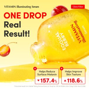 EQQUALBERRY Vitamin Illuminating Serum | Niacinamide 4% + Brightening Vitamin C Face Serum with Hyaluronic Acid & Vitamin E | Dark Spot, Uneven Tone Care | Korean Skincare, 1.01 fl.oz - Image 9