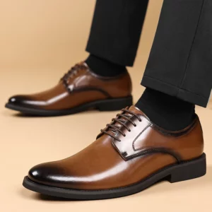 High Quality Plus Size Handmade Oxford Dress Shoes Men Genuine Cow Leather Suit Shoes Footwear Wedding Formal Italian Shoes - Image 3