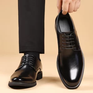 High Quality Plus Size Handmade Oxford Dress Shoes Men Genuine Cow Leather Suit Shoes Footwear Wedding Formal Italian Shoes - Image 5