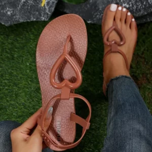 Comfortable Soft Sole Clip Toe Beach Casual Women's Shoes Summer New Fashion Sexy Round Head Light Wear Flat Sandals - Image 5