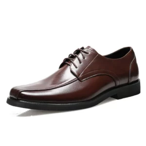 Men's Business Dress Shoes Office Leather Shoes Mens Lace-up Casual Wedding Party Shoes Fashion Men Flats Plus Size 38-46 - Image 5