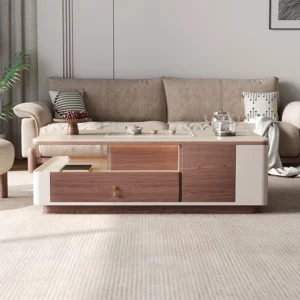 Luxury Decoration Coffee Table Modern Bedroom Storage Designer Living Room Side Table Drawers Couchtisch Lounge Suite Furniture - Image 2