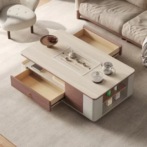 Luxury Decoration Coffee Table Modern Bedroom Storage Designer Living Room Side Table Drawers Couchtisch Lounge Suite Furniture - Image 4