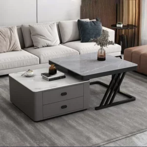 Modern Luxury Coffee Tables Metal Simple Minimalist Unique Coffee Tables Square Design Stolik Kawowy Living Room Furniture - Image 5