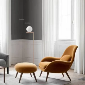 Nordic Living Room Chair Single Sofa Chairs Bedroom Dormitory Designer Armchair Small Apartment Study Room Lunch Break Recliner - Image 4