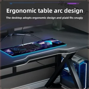 Gaming Computer Desk Desktop Household Simple Bedroom Table Simple Student Writing Desk Desk - Image 5