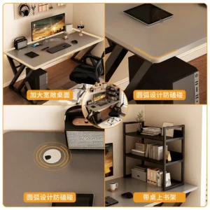 Computer Desk Desktop Home E-sports Table And Chair Bedroom Simple Table Workbench Desk Student Study Table Desk - Image 4