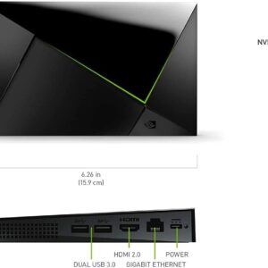 NVIDIA Shield Android TV Pro | 4K HDR Streaming Media Player High Performance, Dolby Vision, 3GB RAM, 2X USB, Works with Alexa, Model:945-12897-2500-101 - Image 7