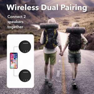 Monster Bluetooth Speaker, IPX8 Shower Speaker Waterproof, Bluetooth 5.4 with Loud HD Sound and Robust Bass, Extra Long Playtime Punchy, for Home, Beaches Portable Wireless Outdoor Speakers - Image 4