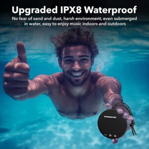 Monster Bluetooth Speaker, IPX8 Shower Speaker Waterproof, Bluetooth 5.4 with Loud HD Sound and Robust Bass, Extra Long Playtime Punchy, for Home, Beaches Portable Wireless Outdoor Speakers - Image 7