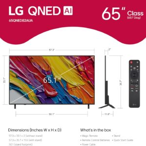 LG 65-Inch Class QNED QNED82A Series Smart TV w/AI Sound, HDR10, 4K Super Upscaling, Filmmaker Mode, Wow Orchestra, Alexa Built-in (65QNED82AUA, 2025) - Image 6