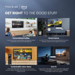 Hisense 55" Class A7 Series (55A7NF,2025 Model) 4K UHD Smart Fire TV, Voice Remote with Alexa, Wide Color Gamut, HDR10+, Dolby Vision, Dolby Atmos, Game Mode, ALLM, Stream Live TV Without Cable - Image 4