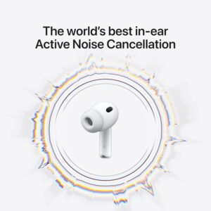 Apple AirPods Pro 3 Wireless Earbuds, Active Noise Cancellation, Live Translation, Heart Rate Sensing, Hearing Aid Feature, Bluetooth Headphones, Spatial Audio, High-Fidelity Sound, USB-C Charging - Image 6