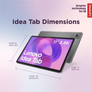 Lenovo Idea Tab - College Tablet - 11″ 2.5K IPS Touchscreen Display - 90Hz - MediaTek Dimensity 6300-8 GB Memory - 256 GB Storage - Integrated Arm Mali-G57 MC2 - Tab Pen and Folio Case - Image 2