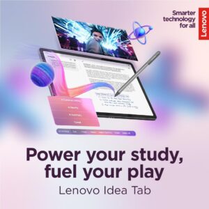 Lenovo Idea Tab - College Tablet - 11″ 2.5K IPS Touchscreen Display - 90Hz - MediaTek Dimensity 6300-8 GB Memory - 256 GB Storage - Integrated Arm Mali-G57 MC2 - Tab Pen and Folio Case - Image 8