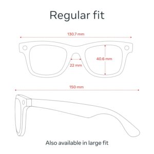 Ray-Ban Meta (Gen 1), Wayfarer, Shiny Black | Smart AI Glasses for Men, Women — 12 MP Ultra-Wide Camera, Open-Ear Speakers for Audio, Video Recording and Bluetooth — Green Lenses — Wearable Technology - Image 5