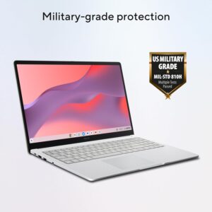 ASUS Chromebook CX15 Laptop, 15.6" FHD Anti-Glare Display, Intel Celeron N4500 Processor, 128GB Storage, 8GB RAM, ChromeOS, Pure Grey, CX1505CKA-AS88F-PG - Image 3
