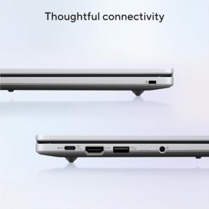 ASUS Chromebook CX15 Laptop, 15.6" FHD Anti-Glare Display, Intel Celeron N4500 Processor, 128GB Storage, 8GB RAM, ChromeOS, Pure Grey, CX1505CKA-AS88F-PG - Image 5