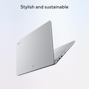 ASUS Chromebook CX15 Laptop, 15.6" FHD Anti-Glare Display, Intel Celeron N4500 Processor, 128GB Storage, 8GB RAM, ChromeOS, Pure Grey, CX1505CKA-AS88F-PG - Image 8