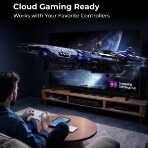 FPD 40 Inch Smart TV Tizen OS, 1080p Full HD Compatible with Samsung TV Plus, Dolby Audio, HDR 10, Gaming Hub, SmartThings, Built-in Miracast, Voice Control Flat Screen Television (AT40-P1, 2025) - Image 4