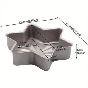 Durable Star Shape Cake Pan Non-stick Baking Pan Perfect for Baking Cakes Brownies More - Essential Kitchen Tool for Home Bakers - Image 5