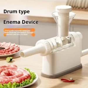 Manual Sausage Stuffer Machine Meat Grinder Filling Maker With Tubing Units For Homemade Production - Image 6