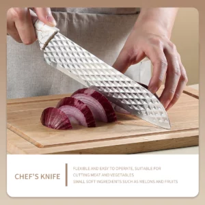 6pcs Kitchen knife set, high-grade steel knife set gift knife stainless steel kitchen utensils household multi-functional knives - Image 4