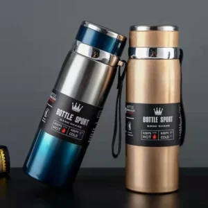 316 Stainless Steel, 1L Thermos Flask for Water, Tea and Coffee, Cold and Hot Thermos Flask, Stainless Steel Thermos Flask Mugs - Image 2