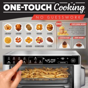 Gourmia Toaster Oven Digital Air Fryer - Convection Mode with 4 Slice Capacity, 3 Rack Positions, 12 Presets, Toast, Bagel, Bake, Roast, Broil, Dehydrate, Popcorn, Fits 9" Pizza, Stainless Steel - Image 7