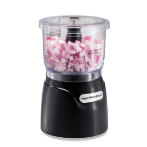 Hamilton Beach Electric Vegetable Chopper & Mini Food Processor, 3-Cup, 350 Watts, for Dicing, Mincing, and Puree, Black (72850) - Image 8