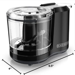 BLACK+DECKER 1.5-Cup Electric Food Chopper, One Touch Pulse, 150W Motor, Stay-Sharp Blade, Dishwasher Safe - Image 6