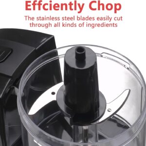 Liebe&Lecker Mini Food Processor,1.5 Cup Mini Chopper for Cutting Vegetable, Garlic,Onion and Meat - Image 5
