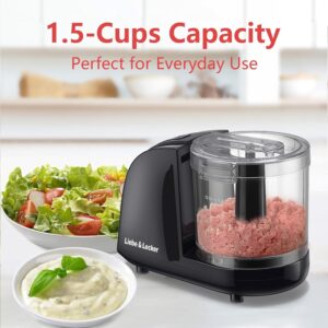 Liebe&Lecker Mini Food Processor,1.5 Cup Mini Chopper for Cutting Vegetable, Garlic,Onion and Meat - Image 7