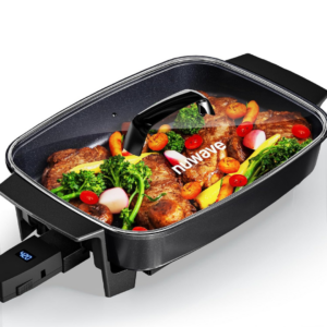 Nuwave Medley XL Digital Electric Skillet, Family Size Griddle w/Glass Lid, 2025 New & Improved Precision Heating, 100°-425°F, PFAS Free G11 Nonstick Ceramic Coating, Portable Hot Plate, 7qt Capacity - Image 1