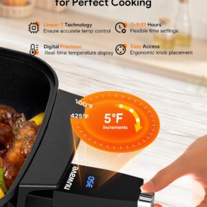 Nuwave Medley XL Digital Electric Skillet, Family Size Griddle w/Glass Lid, 2025 New & Improved Precision Heating, 100°-425°F, PFAS Free G11 Nonstick Ceramic Coating, Portable Hot Plate, 7qt Capacity - Image 9