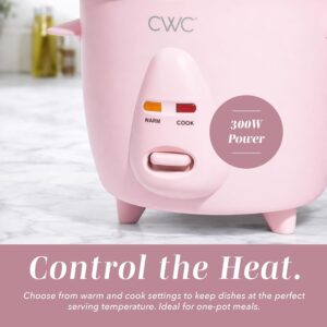COOK WITH COLOR 6 Cup Rice Cooker 300W - Effortless Cooking and Perfectly, Cooks 3 Cups of Raw Rice for 6 Cups of Cooked Rice, Pink - Image 5