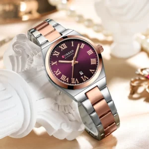 CURREN Watch Women,Watches for Women,Ladies Watches,Waterproof Fashion Dress Stainless Steel Bracelet Analog Watches Date - Image 6