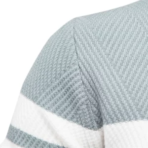 New Autumn Pullover Men's Sweater O-neck Patchwork Long Sleeve Warm Slim Sweaters Men Casual Fashion Sweater Men Clothing - Image 6
