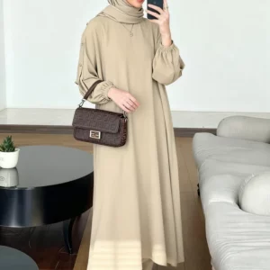 Blouse 2 Piece Set Muslim Set Dress Women Long Sleeve Abaya Shirt Wide Leg Pant Suits Arabic Dubai Dresses Musulman Ensembles - Image 7