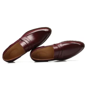 Men's Formal Wear Pointed Leather Shoes Fashion Men's Casual Leather Shoes Banquet Wedding Leather Shoes - Image 6