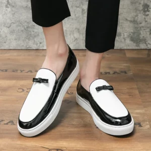 Italy Men Casual Shoes Summer Leather Loafers Office Shoes For Men Driving Moccasins Comfortable Slip on Party Fashion Shoes Men - Image 5