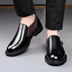 Men's Business Dress Leather Shoes Men's Soft-soled Leather One-pedal 2025 New High-end Casual Shoes Dress for Men Sneakers - Image 4